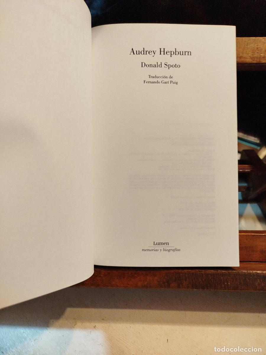 Libros: Audrey Hepburn: la biograf&iacute;a - Spoto, Donald - Foto 3