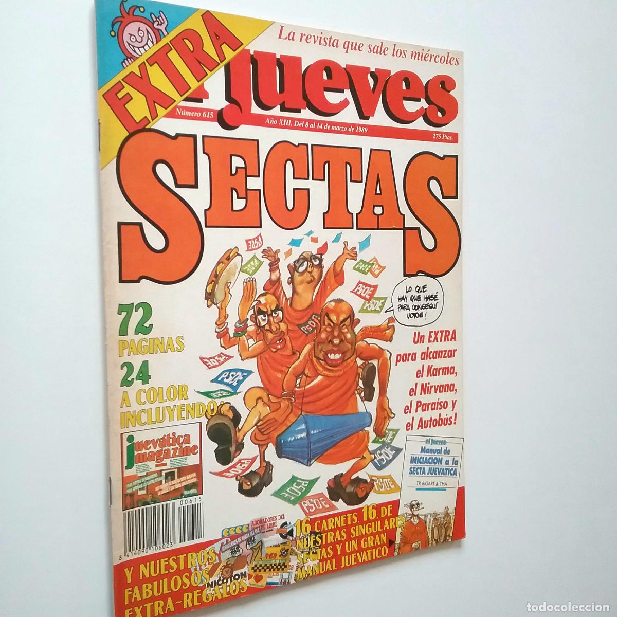 Libros: VV. AA. - El jueves. A&ntilde;o XIII. N&uacute;mero 615: Extra. Sectas - Foto 1