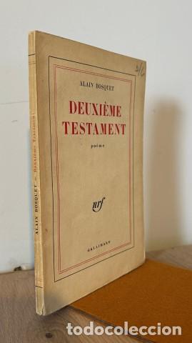 B&uuml;cher: Deuxi&egrave;me testament, po&egrave;me - Bosquet, Alain