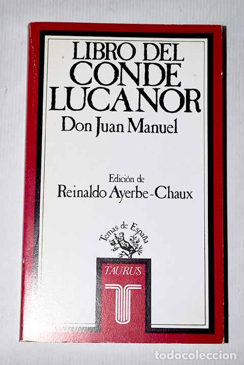 Libros: Libro del Conde Lucanor.- Don Juan Manuel - Foto 1