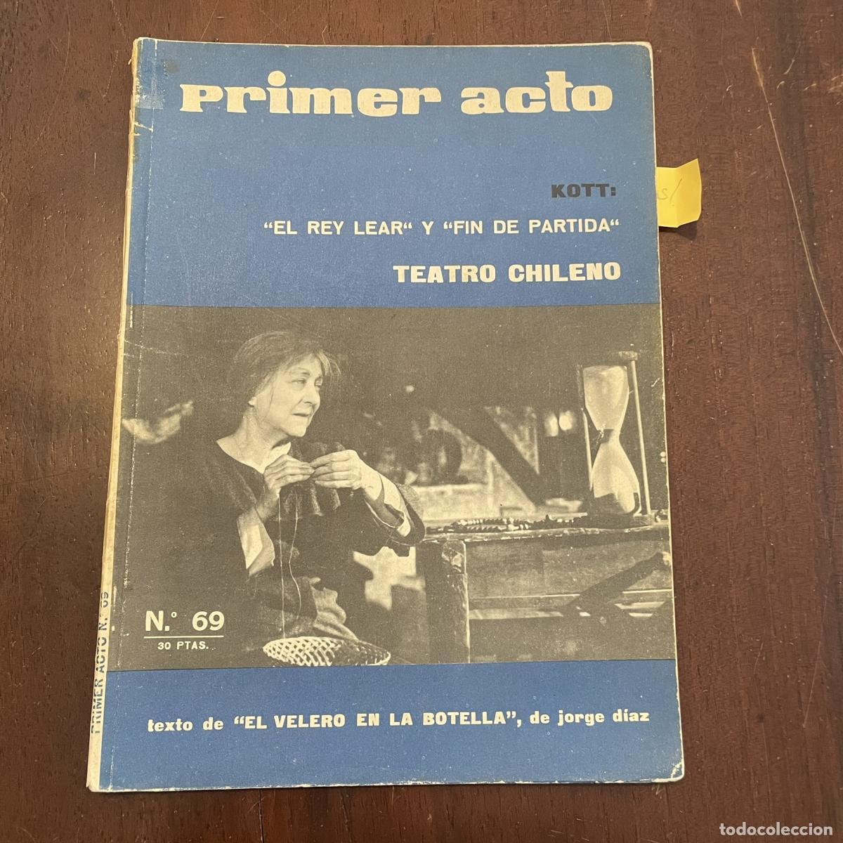 Libros: Primer acto n&ordm; 69. Teatro chileno - VV.AA. - Foto 1