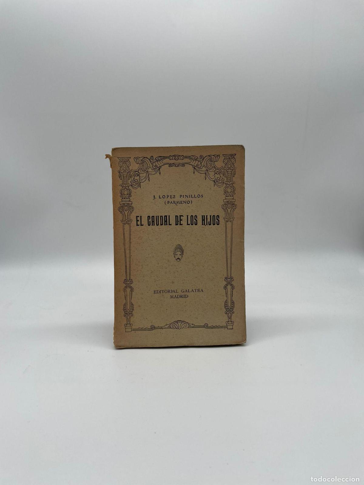 Libros: L&Oacute;PEZ PINILLOS, J. - El caudal de los hijos. - Foto 1