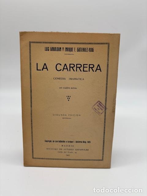 Libros: GABALD&Oacute;N, Luis. GUTI&Eacute;RREZ ROIG, E. F. - La carrera. - Foto 1