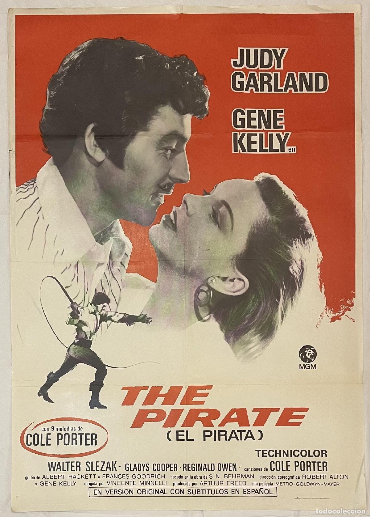 Libros: The Pirate (El Pirata). Cartel original de la pel&iacute;cula. - Foto 1