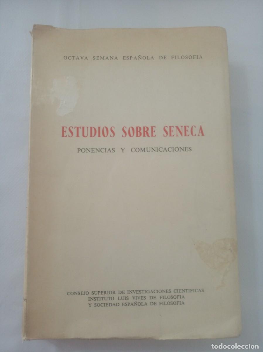 Libros: ESTUDIOS SOBRE SENECA Ponencias y comunicaciones - Foto 1