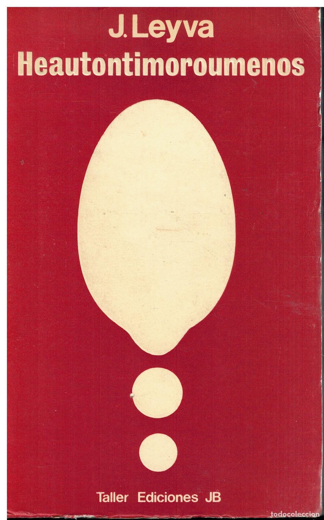Libros: HEAUTONTIMOROUMENOS. 1&ordf; edici&oacute;n. - Foto 1