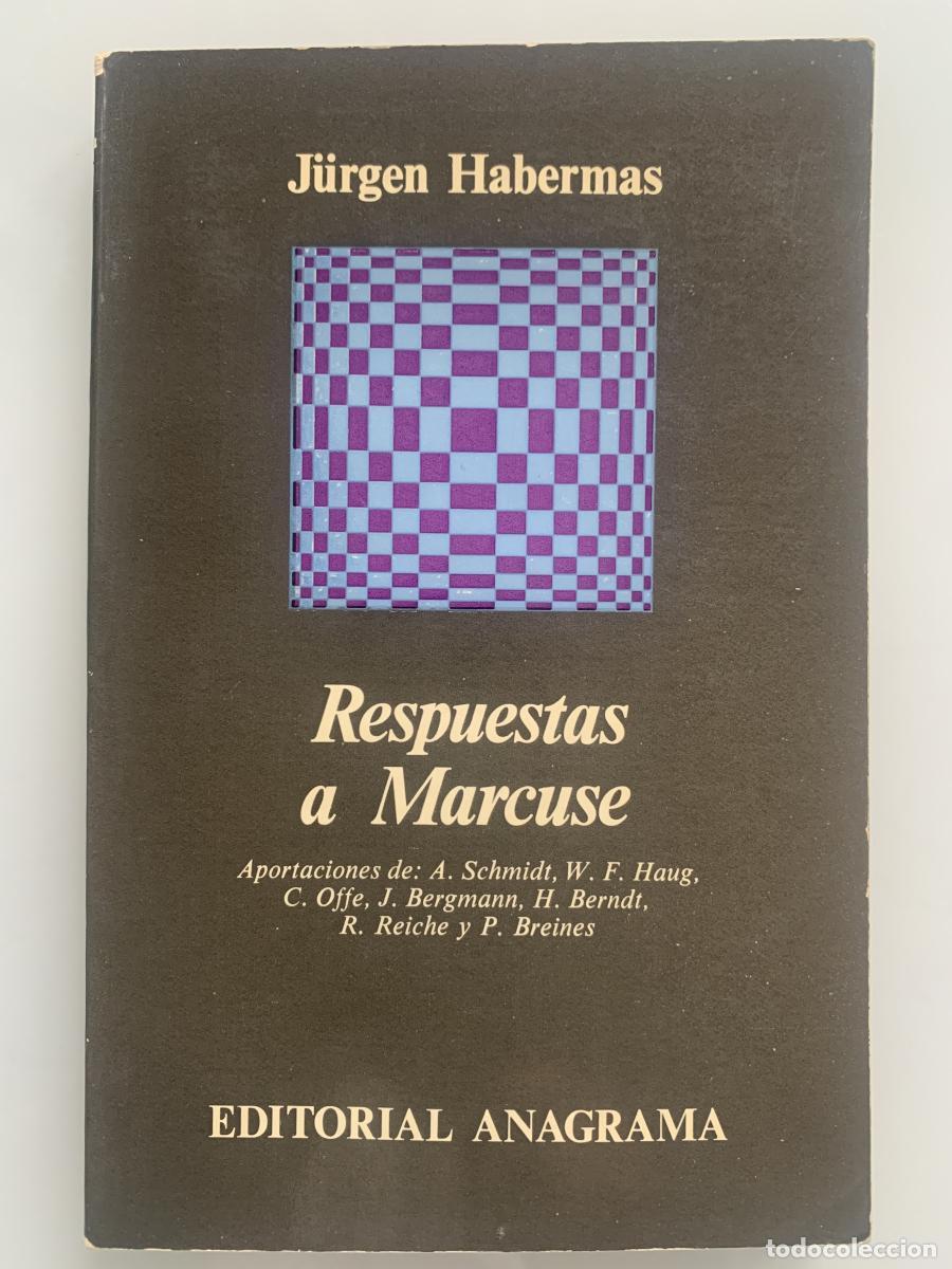 Libros: RESPUESTAS A MARCUSE - J&uuml;rgen Habermas - Foto 1