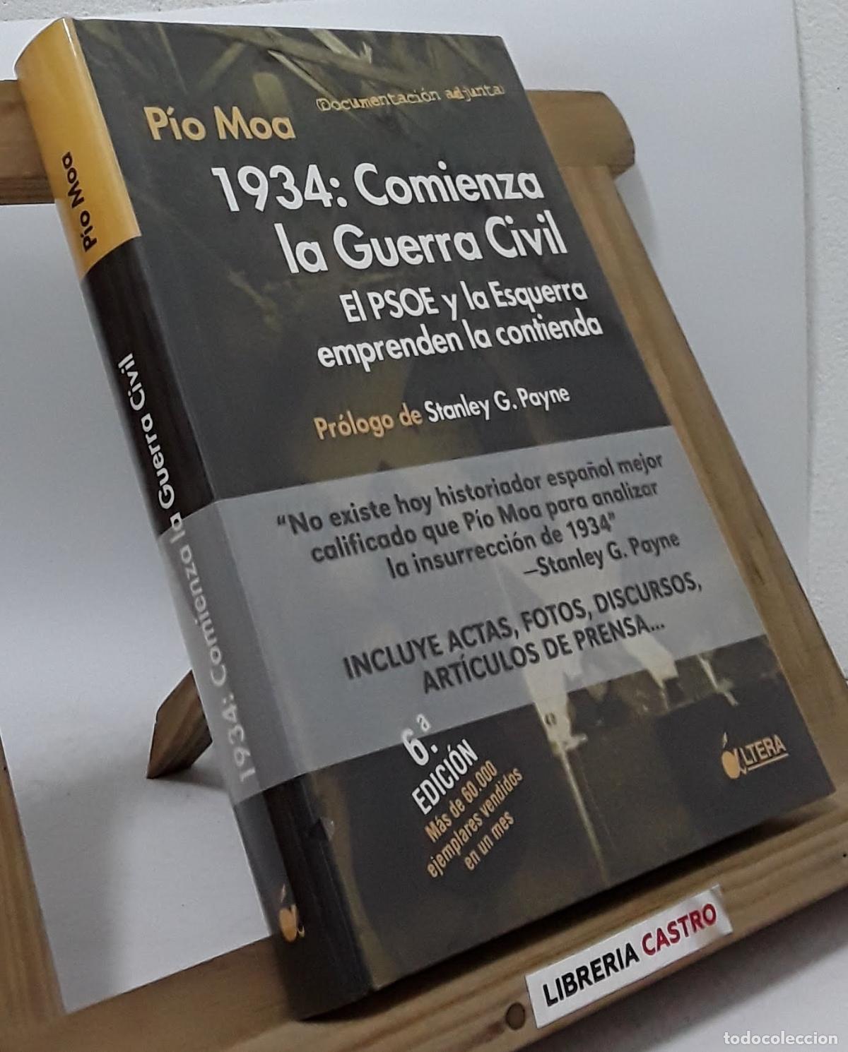 Libros: 1934: Comienza la guerra civil - P&iacute;o Moa - Foto 1