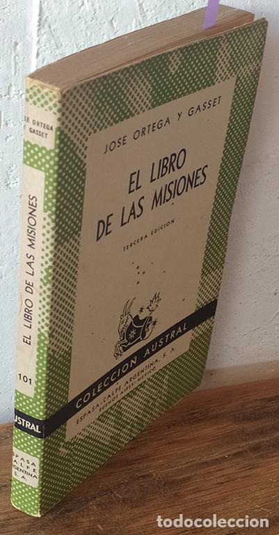 Libros: EL LIBRO DE LAS MISIONES - JOS&Eacute; ORTEGA Y GASSET - Foto 1