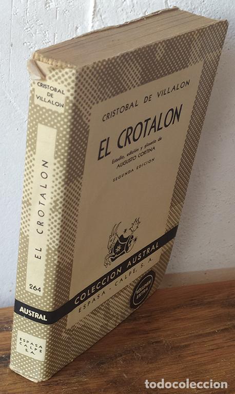 Libros: EL CROTAL&Oacute;N - CRIST&Oacute;BAL DE VILLAL&Oacute;N - Foto 1