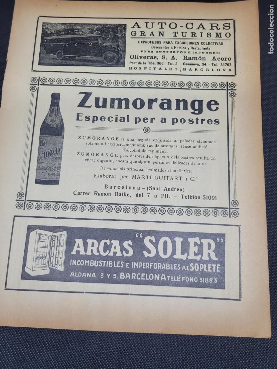 Libros: RECORTE PUBLICIDAD A&Ntilde;OS 30 ARCAS SOLER CERAMICA DE TALAVERA