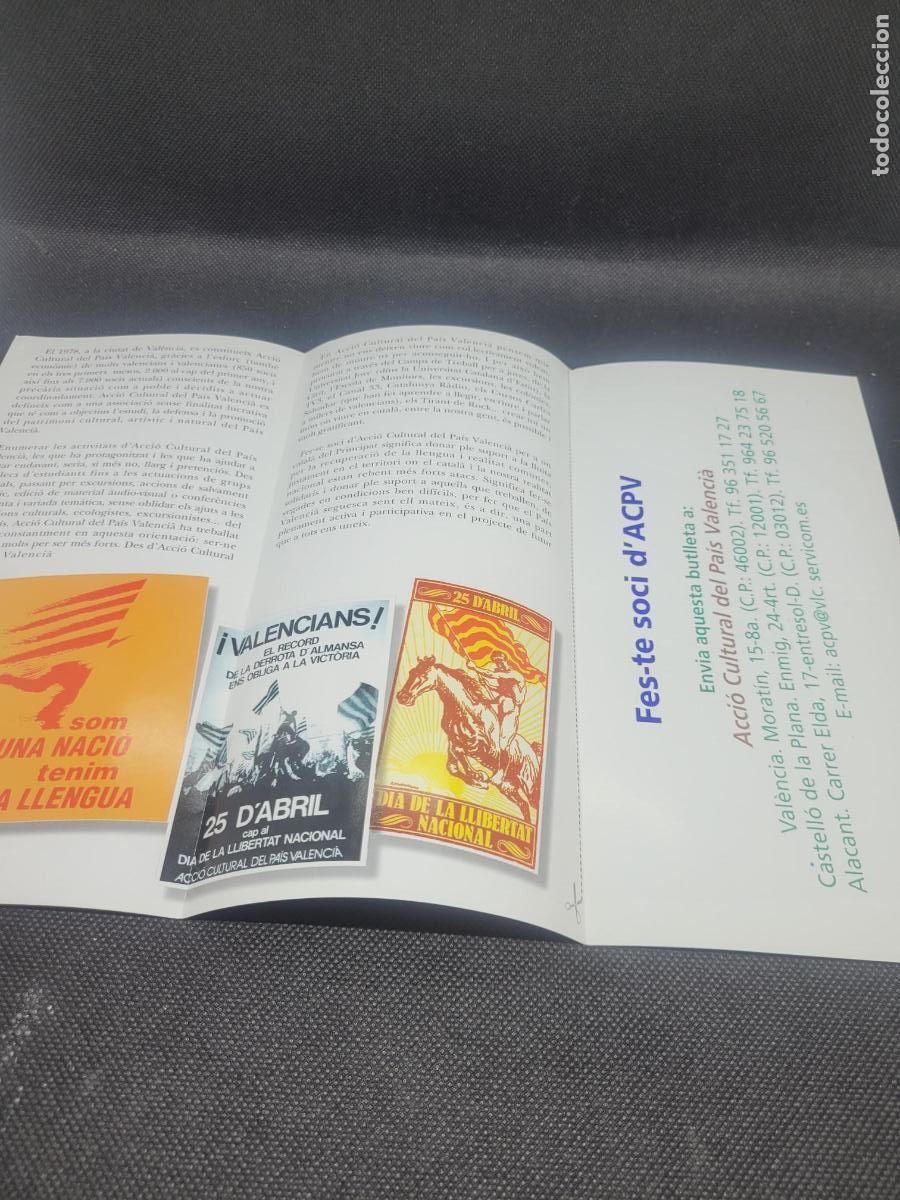 Libros: ACCI&Oacute; CULTURAL DEL PAIS VALENCIA - Foto 2