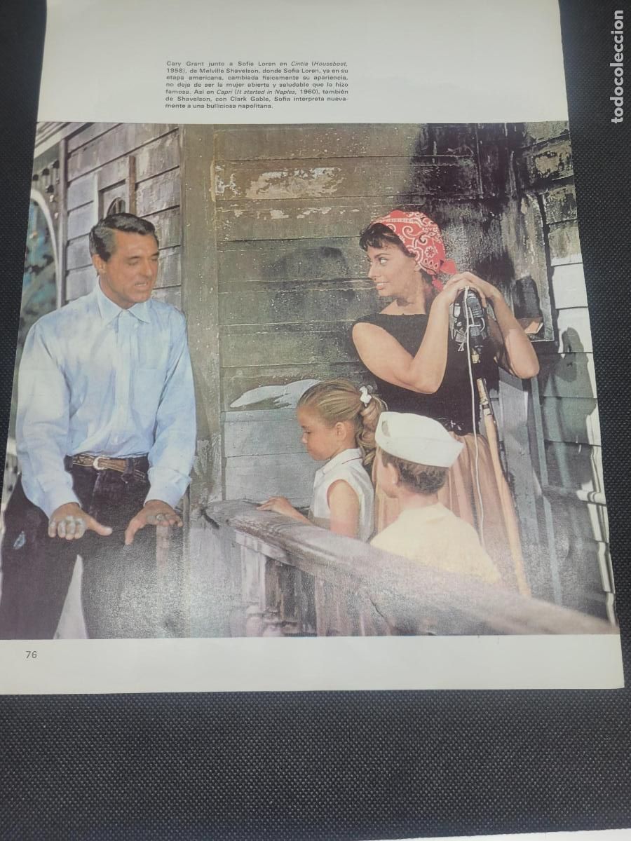 Libros: RECORTE REVISTA CINE CARY GRANT SOFIA LOREN - Foto 1
