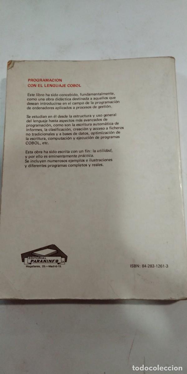 Libros: Programaci&oacute;n con el lenguaje Cobol C. Gal&aacute;n Pascual - Foto 2