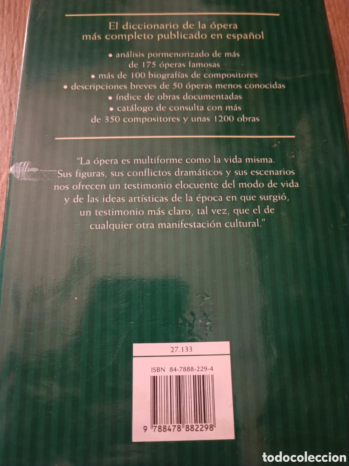 Libros: Diccionario de &oacute;pera - Foto 2