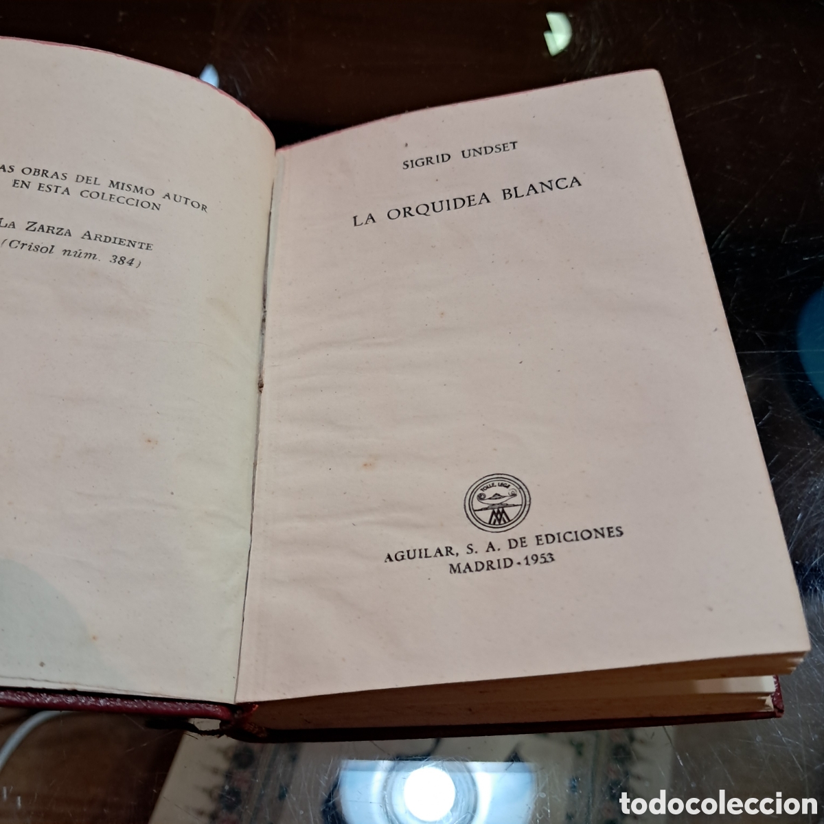 Libros: Sigrid Undset, La orqu&iacute;dea blanca, Crisol - Foto 2