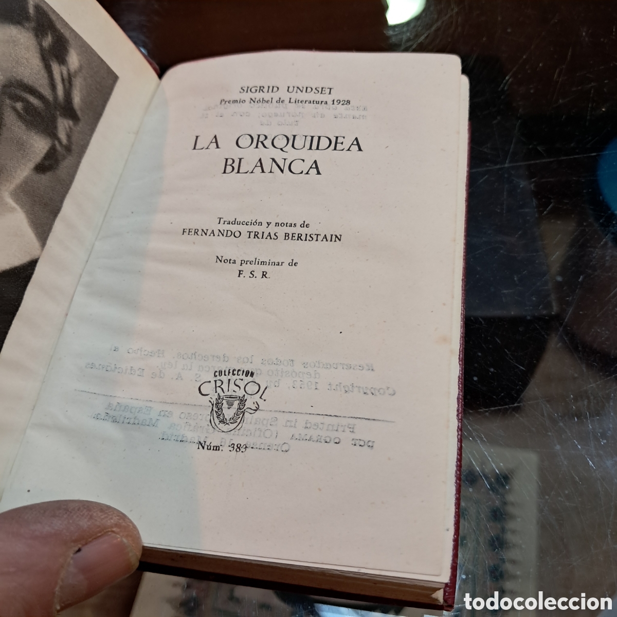 Libros: Sigrid Undset, La orqu&iacute;dea blanca, Crisol - Foto 3