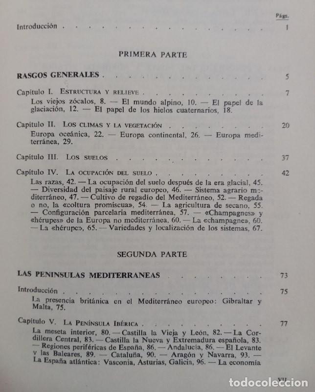 Libros: Europa. - DERRUAU, Max: - Foto 5