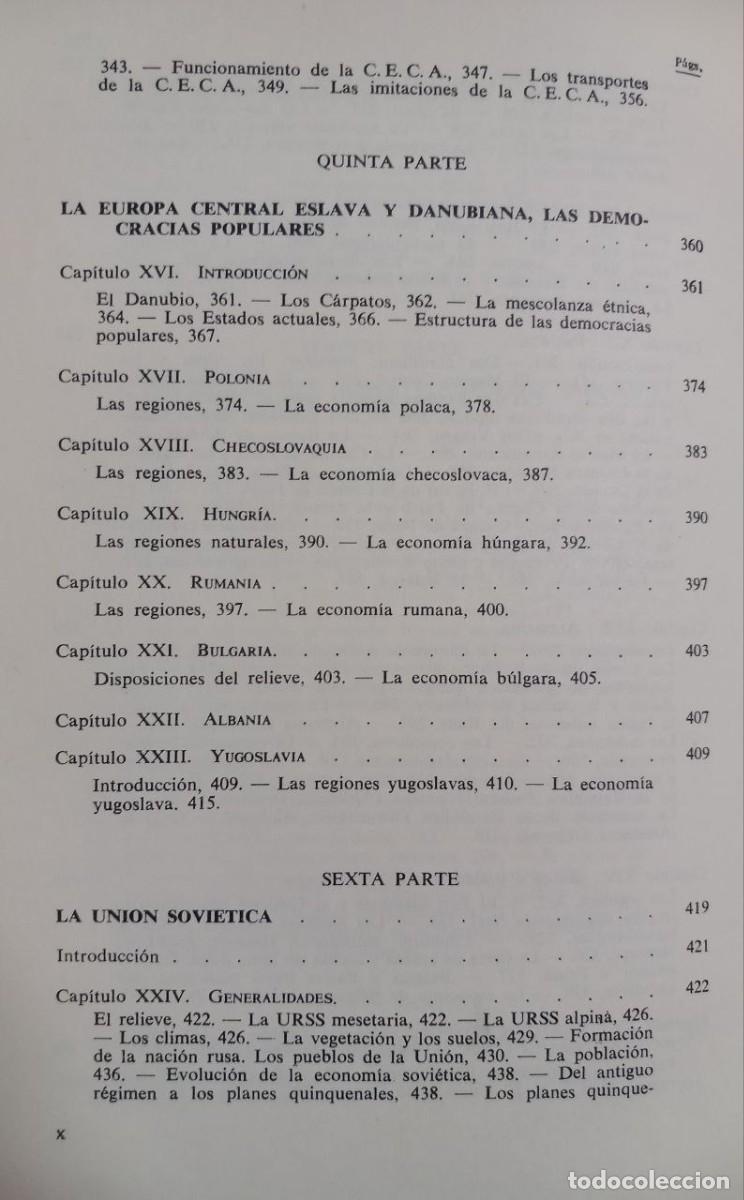Libros: Europa. - DERRUAU, Max: - Foto 8