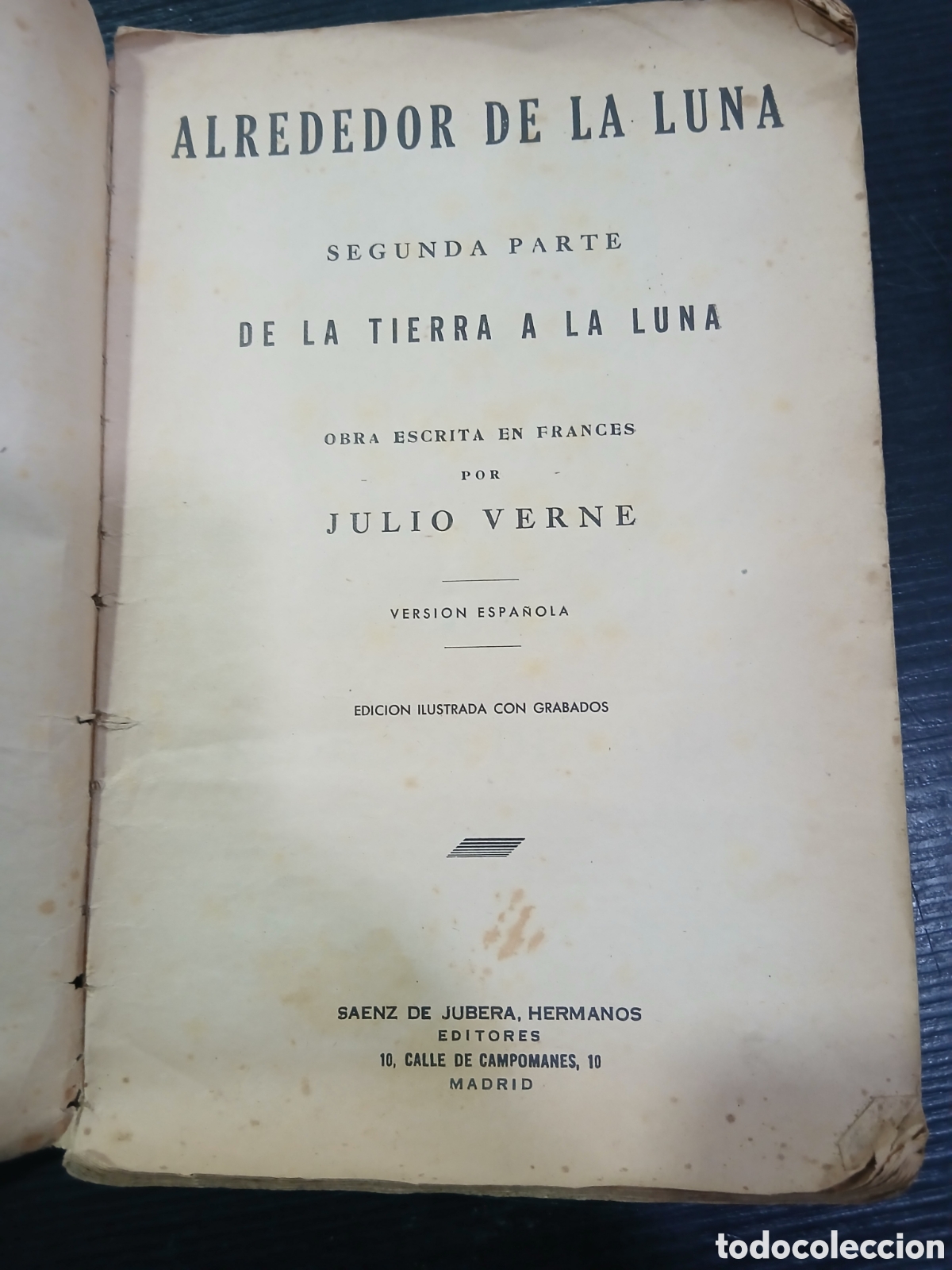 Libros: Julio Verne. Alrededor de la luna. (L119) - Foto 2