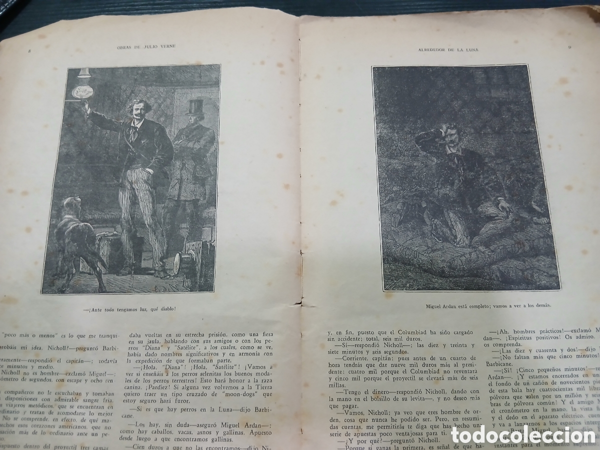 Libros: Julio Verne. Alrededor de la luna. (L119) - Foto 5