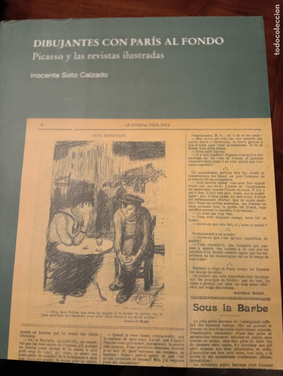Libros: dibujantes con paris al fondo picasso y las revistas