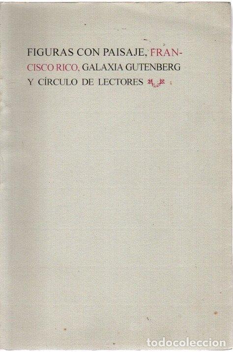 Libros: Figuras con paisaje - Rico, Francisco - Foto 1
