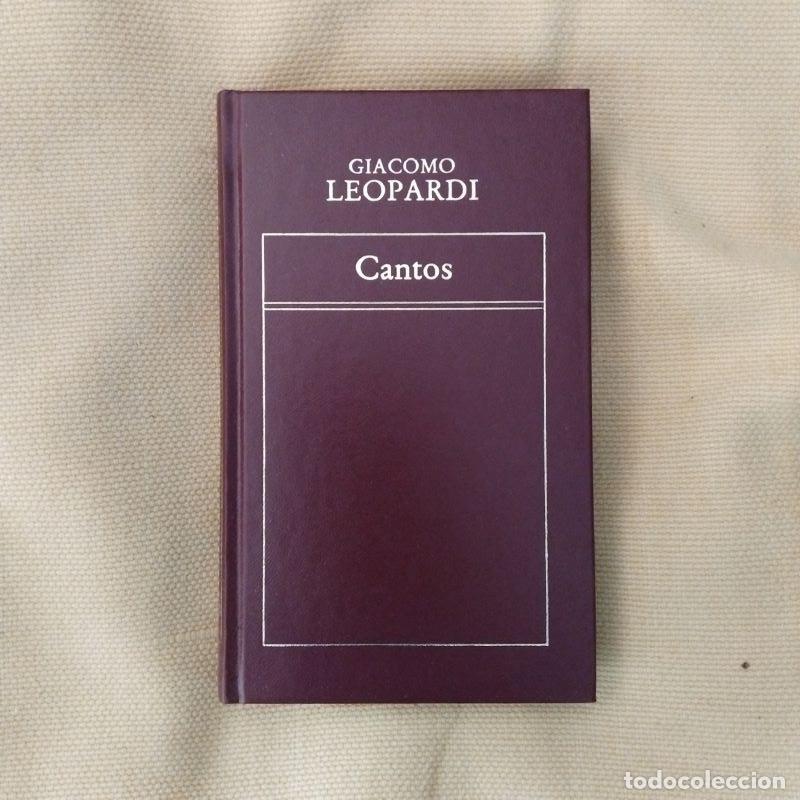 Libros: Cantos - Giacomo Leopardi - Foto 1