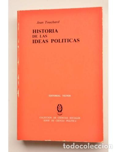 Libros: Historia de las ideas pol&iacute;ticas - TOUCHARD, Jean - Foto 1