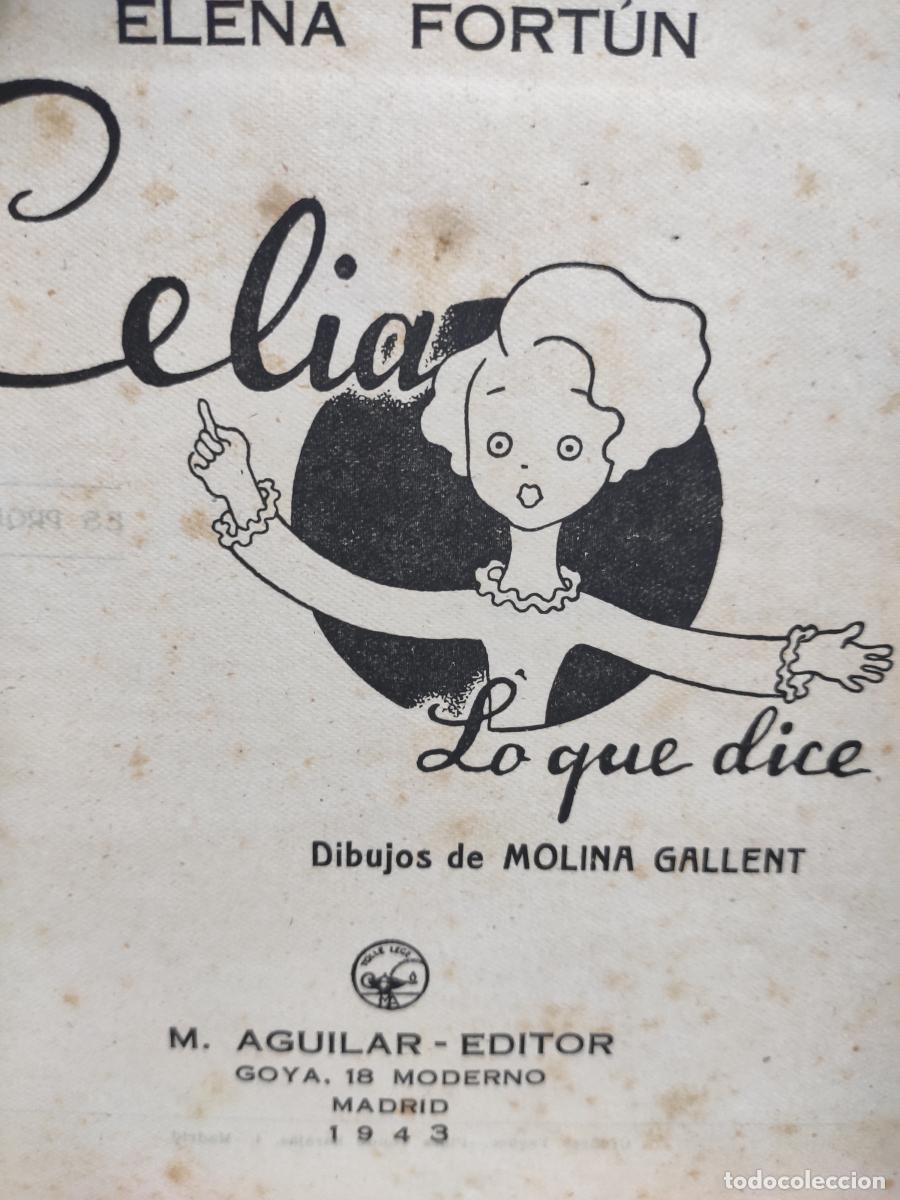 Libros: CELIA. LO QUE DICE. - Elena Fort&uacute;n. - Foto 2