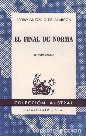 Libros: ALARCON, Pedro Antonio de.- - El final de Norma. Novela. - Foto 1