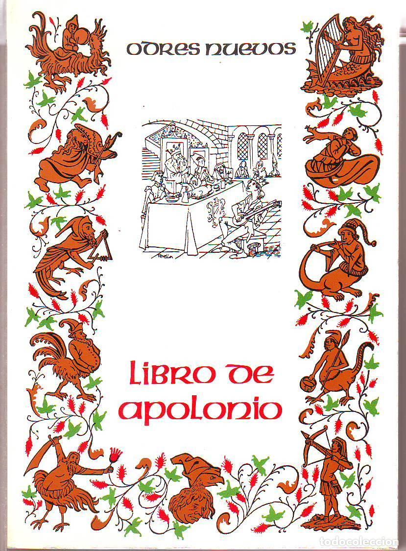 Libros: AN&Oacute;NIMO.- - Libro de Apolonio. Traducci&oacute;n Pablo Caba&ntilde;as. - Foto 1