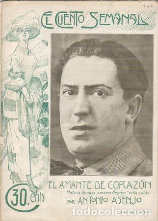 Libros: ASENJO, Antonio.- - El amante de coraz&oacute;n. Ilustr. de Agust&iacute;n. - Foto 1