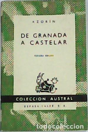 Libros: AZORIN.- - De Granada a Castelar. - Foto 1