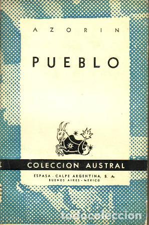 Libros: AZORIN.- - Pueblo. - Foto 1