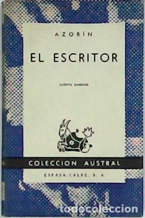Libros: AZORIN.- - El escritor. Novela. - Foto 1