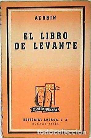 Libros: AZORIN.- - El libro de Levante. - Foto 1