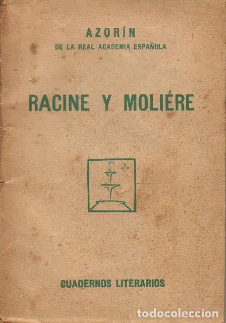 Libros: AZORIN.- - Racine y Moli&eacute;re. - Foto 1