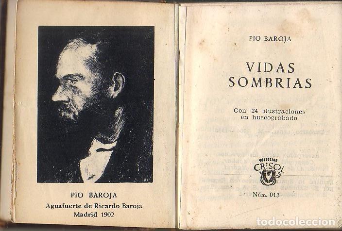 Libros: BAROJA, P&iacute;o.- - Vidas sombr&iacute;as. - Foto 1