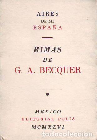 Libros: B&Eacute;CQUER, Gustavo Adolfo.- - Rimas. - Foto 1