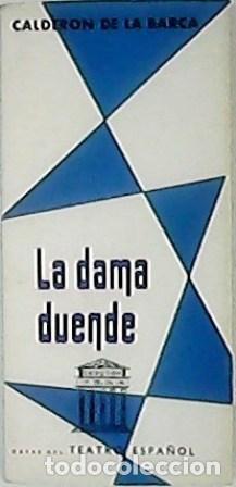 Libros: CALDER&Oacute;N DE LA BARCA, Pedro.- - La dama duende (En dos partes). - Foto 1