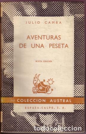 Libros: CAMBA, Julio.- - Aventuras de una peseta. - Foto 1