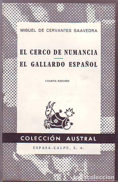 Libros: CERVANTES, Miguel de.- - El cerco de Numancia. El gallardo espa&ntilde;ol. - Foto 1