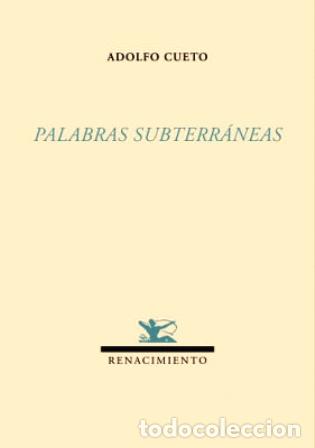 Libros: CUETO, Adolfo.- - Palabras subterr&aacute;neas. Poes&iacute;a. - Foto 1