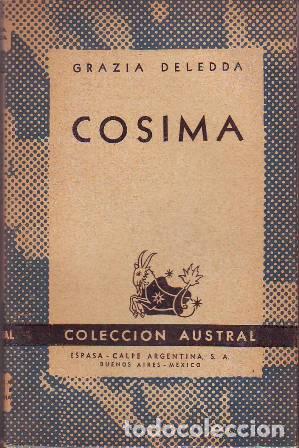 Libros: DELEDDA, Grazia.- - C&oacute;sima. Novela. - Foto 1