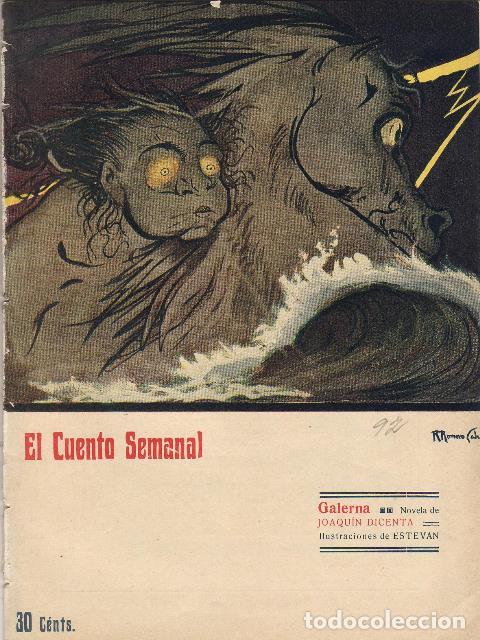 Libros: DICENTA, Joaqu&iacute;n.- - Galerna. Ilustr. de Estevan. - Foto 1