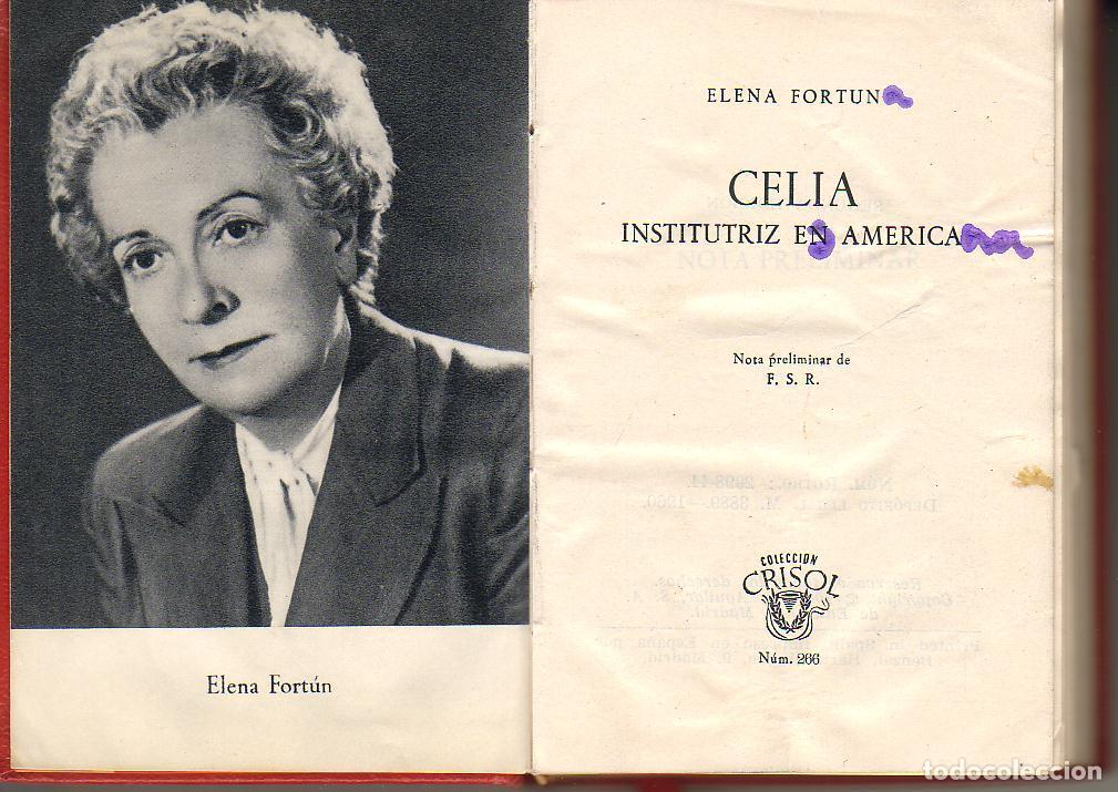 Libros: FORTUN, Elena.- - Celia institutriz en Am&eacute;rica. - Foto 1