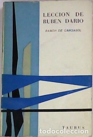 Libros: GARCIASOL, Ram&oacute;n de.- - Lecci&oacute;n de Rub&eacute;n Dar&iacute;o. - Foto 1