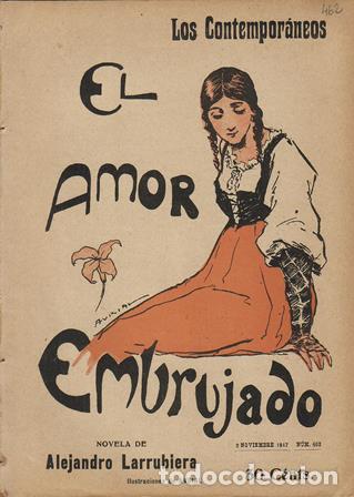 Libros: LARRUBIERA, Alejandro.- - El amor embrujado. Ilustr. de Avrial. - Foto 1