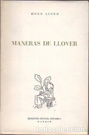 Libros: LINDO, Hugo.- - Maneras de llover. Poes&iacute;a. - Foto 1
